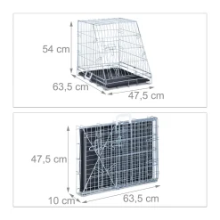 Relaxdays Faltbarer Hundekäfig Mit Boden -Garten- & Gewächshäuser Geschäft 46aefa0149230908c27bbdff9c7b6590