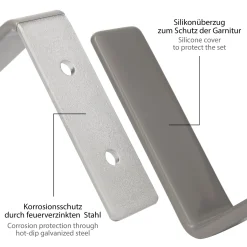 ONVAYA® Wandhalterung Für Bierzeltgarnituren | Winkel- Und Haken-Set Für Die Platzsparende Aufbewahrung Einer Kompletten Biertischgarnitur (1 Tisch Mit 2 Bänken) 8 ONVAYA® Wandhalterung Für Bierzeltgarnituren | Winkel- Und Haken-Set Für Die Platzsparende Aufbewahrung Einer Kompletten Biertischgarnitur (1 Tisch Mit 2 Bänken) -Garten- & Gewächshäuser Geschäft 46b358a9efa8d875b9bcca488d74f5cb