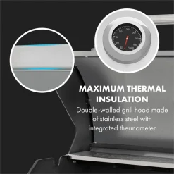 Klarstein Gasgrill Mit Großer Grillfläche, Gasgrill 1 Seitenbrenner & 4 Brenner, 17,1kW Edelstahl-Gasgrill, BBQ Gasgrill Für Balkon & Garten, Grill Für Propan, Gasgrills Mit 5 Brenner & Thermometer 17 Klarstein Gasgrill Mit Großer Grillfläche, Gasgrill 1 Seitenbrenner & 4 Brenner, 17,1kW Edelstahl-Gasgrill, BBQ Gasgrill Für Balkon & Garten, Grill Für Propan, Gasgrills Mit 5 Brenner & Thermometer -Garten- & Gewächshäuser Geschäft 46c1d2d8036ca147f180fde03289deab