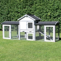 Zoo-XXL Kaninchenstall Picasso - Grau/weiß 16 Zoo-XXL Kaninchenstall Picasso - Grau/weiß -Garten- & Gewächshäuser Geschäft 47007975e09ab41a17f49bee5ea3be7e