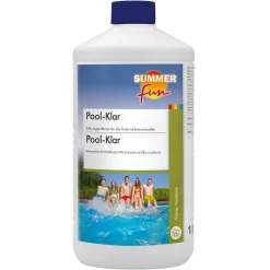 Summer Fun - Pool Klar - Trübungsentferner Für Alle Pools Mit Kartuschenfilter, 1 Ltr.