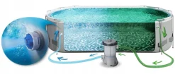 Bestway Power Steel Frame Pool Komplettset, Oval, 488 X 305 X 107 Cm (56448) -Garten- & Gewächshäuser Geschäft 4708495bd9dc5eaa2765bb586f8074ee