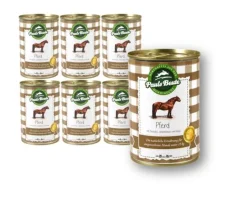 PAULS BEUTE Paul's Beute ¦ Pferd Mit Pastinake, Johannisbeere & Gingko - 6 X 400g ¦ Nasses Futter Für Ausgewachsene Hunde In Dosen