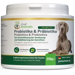 Just Animals Probiotika & Präbiotika Für Hunde Zur Darmsanierung