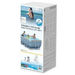 INTEX Swimmingpool-Set Prism Frame Rechteckig 300 X 175 X 80 Cm -Garten- & Gewächshäuser Geschäft 474f295a0c7dcd9d774dacef4e9271bb