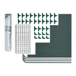 Juskys Foliengewächshaus 1 M² Aufrollbare Tür - Gewächshaus Für Tomaten - Stabiles Balkon Treibhaus Mit 4 Ebenen, Großem Eingang, PVC-Abdeckung -Garten- & Gewächshäuser Geschäft 4753b864a3812d0f0b996f748e8928e9