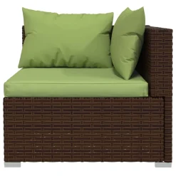 VidaXL 2-Sitzer-Sofa Mit Kissen Braun Poly Rattan -Garten- & Gewächshäuser Geschäft 475f36aee6abd31bcba75e589d84f4d8