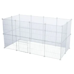 TRIXIE Heimtierbedarf TRIXIE Indoor-Freilaufgehege Für Nagetiere 140x35x70 Cm Weiß