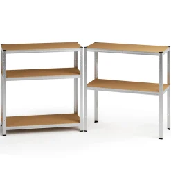 2x Monzana Schwerlastregal 170x75x30cm 350kg 5 MDF-Platten Regal Lagerregal Kellerregal Steckregal Werkstattregal -Garten- & Gewächshäuser Geschäft 47b8b7b79a679228a1f7c4fb7322a8a4