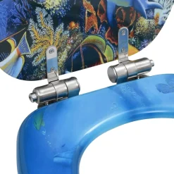 VidaXL Toilettensitz Mit Soft-Close-Deckel MDF Delphine-Design -Garten- & Gewächshäuser Geschäft 47ce2476369efc591aed1fd7b4d7cdc1