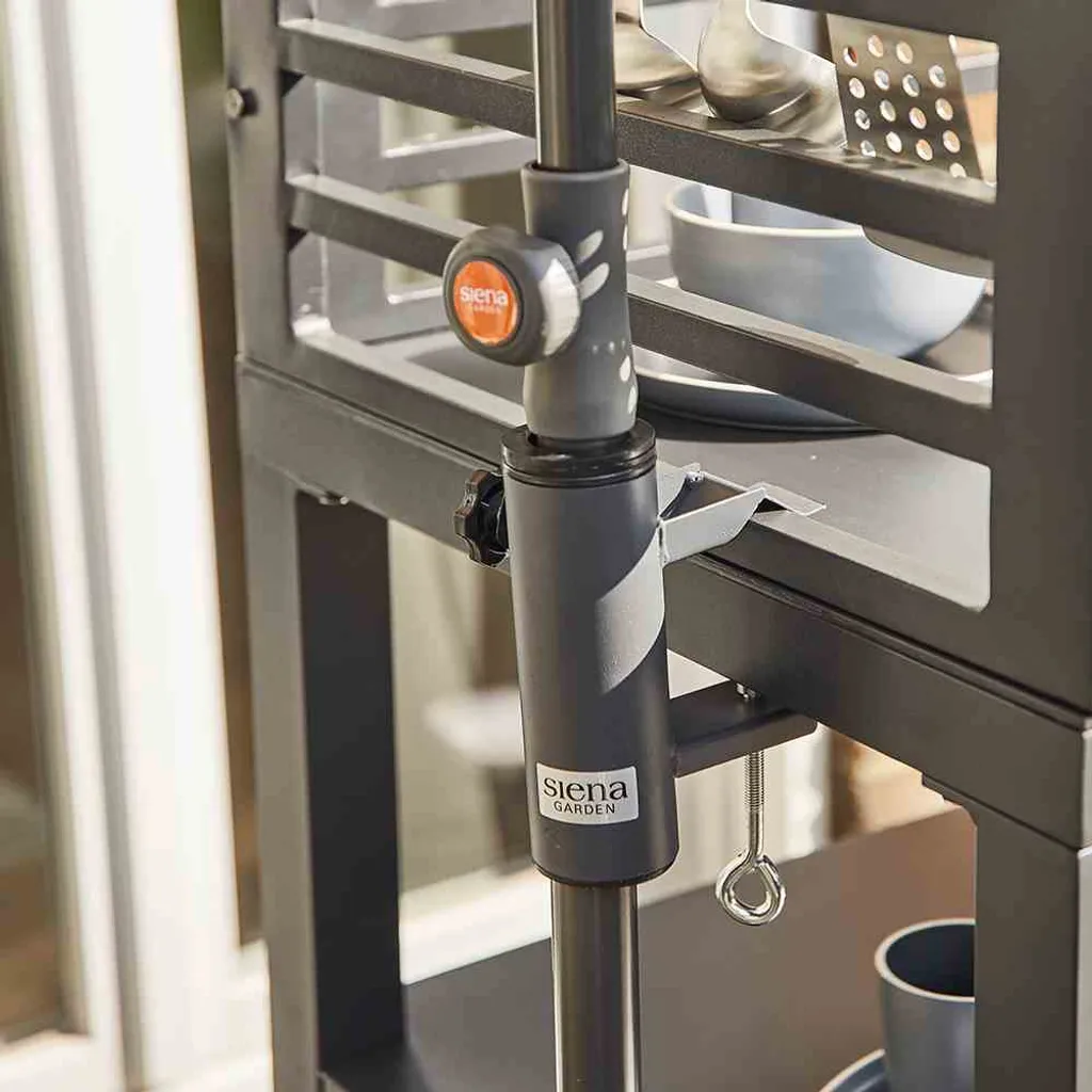 Siena Garden Schirmhalter Für Balkon-Geländer Sonnenschirmhalter Balkonklammer Schirmständer 4 Siena Garden Schirmhalter Für Balkon-Geländer Sonnenschirmhalter Balkonklammer Schirmständer – Bild 4