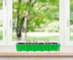 Relaxdays Zimmergewächshaus 24 Fächer 3er Set