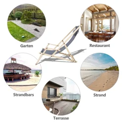 Wolketon Liegestuhl Strandliege Holz Campingstuhl Klappbar Liege 120kg Klappliege Grau 7 Wolketon Liegestuhl Strandliege Holz Campingstuhl Klappbar Liege 120kg Klappliege Grau -Garten- & Gewächshäuser Geschäft 47f5cd1092144a022e414cdac9dcd40b