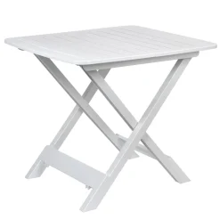 Deuba Klapptisch Beistelltisch Klappbar 50x45x43 Cm Balkontisch Campingtisch Gartentisch Kunststoff, Farbe:weiß -Garten- & Gewächshäuser Geschäft 485d5cab5d1fd541c1181dfc5c58413d