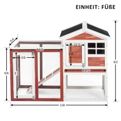 Merax Hasenstall Kaninchenstall Hasenkäfig Käfighaus Meerschweinchen Hutch Verstecken / Laufen Mit Linoleumdach 2-Tier, Rot 11 Merax Hasenstall Kaninchenstall Hasenkäfig Käfighaus Meerschweinchen Hutch Verstecken / Laufen Mit Linoleumdach 2-Tier, Rot -Garten- & Gewächshäuser Geschäft 4862e6e215cae95d914082b133ff5c71