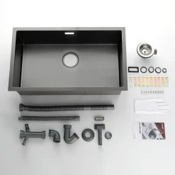 Lonheo Edelstahl Spülbecken 74 X 44cm Für Ab 80cm Unterschrank, Küchenspüle Edelstahlspüle Inkl. Ablaufgarnitur 19 Lonheo Edelstahl Spülbecken 74 X 44cm Für Ab 80cm Unterschrank, Küchenspüle Edelstahlspüle Inkl. Ablaufgarnitur -Garten- & Gewächshäuser Geschäft 4869f86106b124d445c82ad736a76e8d