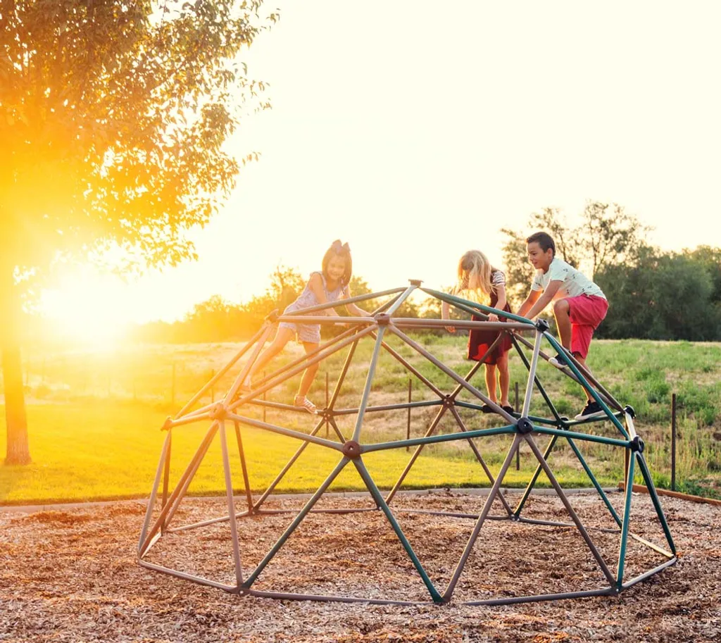 Lifetime Geometrisches Klettergerüst, Kletterkugel "Geodome" Mit Abdeckung, Spielzelt Grün / Bronze Ø 305 X 152 Cm 6 Lifetime Geometrisches Klettergerüst, Kletterkugel "Geodome" Mit Abdeckung, Spielzelt Grün / Bronze Ø 305 X 152 Cm – Bild 6
