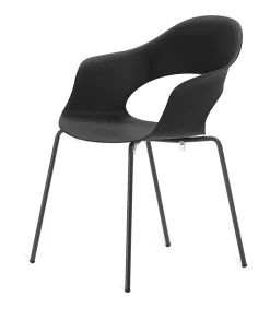 Best Freizeitmöbel Stapelsessel Luna Anthrazit/anthrazit