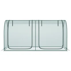 Outsunny 2,49 X 1,2 M Mini Gewächshaus, Pflanzenschutzzelt Mit Tür, Winddcihtes Tomatenhaus, Treibhaus Mit Stahlrahmen, HDPE-Netz Für Garten, Balkon, Dunkelgrün 16 Outsunny 2,49 X 1,2 M Mini Gewächshaus, Pflanzenschutzzelt Mit Tür, Winddcihtes Tomatenhaus, Treibhaus Mit Stahlrahmen, HDPE-Netz Für Garten, Balkon, Dunkelgrün -Garten- & Gewächshäuser Geschäft 48bc00483c7e8154d99e8ee150222358