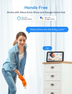 Teckin Überwachungskamera Innen Wlan Handy Mit App, 1080P IP Camera Surveillance Camera Indoor Mit Nachtsicht, 2-Wege-Audio, Bewegungs- Und Geräuscherkennung Für Haussicherheit -Garten- & Gewächshäuser Geschäft 48c55efcbee9d5cf63ab84009fa8cc36