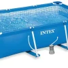 Intex 322990 Pool Rechteckig Inkl. Filterpumpe 300 X 200 X 75 Cm