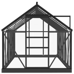 VidaXL Glas Gewächshaus Anthrazit 155x298x191 Cm Aluminium -Garten- & Gewächshäuser Geschäft 48f31914b6f80550b836ed87d9e9e8eb