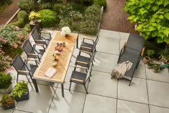 Siena Garden Zurigo Auszietisch 180/240x90cm Teakholz / Anthrazit -Garten- & Gewächshäuser Geschäft 490f828f4580c800a24e5bdeef7b5c25