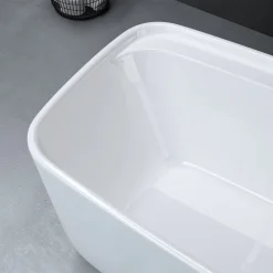 Mai & Mai Freistehende Acryl-Badewanne 170x80cm Rechteckig Inkl. Armatur Und Handbrause, Farbe: Weiß, Material: Sanitäracryl V612MA -Garten- & Gewächshäuser Geschäft 495ef8683a8ece556f861ddb5bbf1ecf