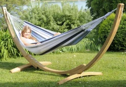 Amazonas Hängematte Und Gestell Apollo Set Marine 210 X 140 Cm; Bunt, AZ-6010120 -Garten- & Gewächshäuser Geschäft 4965ae20e6e282eda1523e7bc2af844c