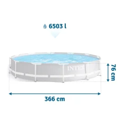INTEX 26710NP - PrismFrame Pool (366x76cm) 20 INTEX 26710NP - PrismFrame Pool (366x76cm) -Garten- & Gewächshäuser Geschäft 49856890d32ca9f397cfc2522195801b