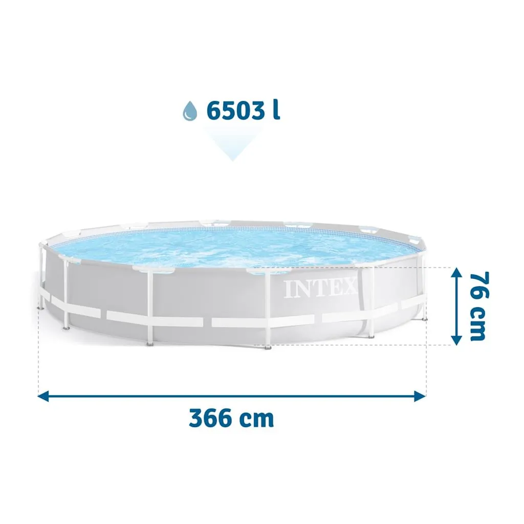 INTEX 26710NP - PrismFrame Pool (366x76cm) 3 INTEX 26710NP - PrismFrame Pool (366x76cm) – Bild 3