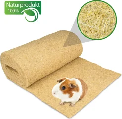 Nagerteppich.de Nagerteppich Aus 100% Hanf Auf Rolle Mit 5m Länge, 40cm Breite, 5mm Dick