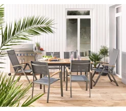 Dehner Auszugstisch Colmar, 152/210 X 89 X 76 Cm, Aluminium/FSC® Teakholz, Natur -Garten- & Gewächshäuser Geschäft 49d3e7f303b223ca0245a7e47f5166cf