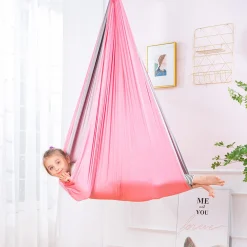 Topchances Kinderschaukel Hängematte, Indoor Therapieschaukel, Kuschelhängematte Für Kinder Mit ADHS, Asperger, Sensorische Integrationstherapie Double Layer Pod Schaukelstuhl -Garten- & Gewächshäuser Geschäft 49e3c8267831c3546e4cc323575ef883