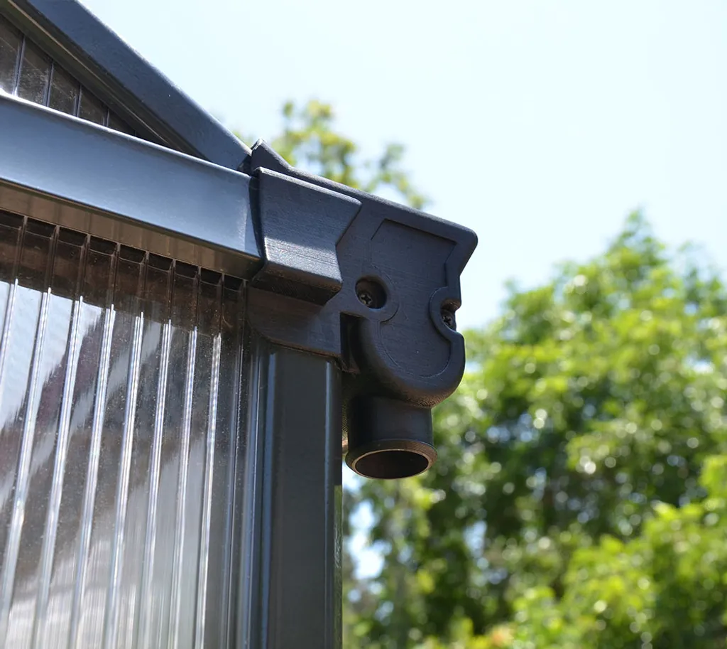 Palram - Canopia Aluminium Gewächshaus Glory 88 | Grau | 244x244x268 Cm 10 Palram - Canopia Aluminium Gewächshaus Glory 88 | Grau | 244x244x268 Cm – Bild 10