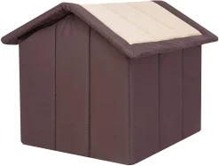 Hobbydog Hundehaus Hundehöhle Hundehütte Stoff INARI Tierhaus Beige Braun R2: 44 X 38 X 45 Cm -Garten- & Gewächshäuser Geschäft 4a21f87a86edd33a95f6d1b606329eaf