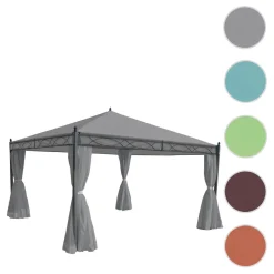 Mendler Pergola Calpe, Garten Pavillon, Stabiles 7cm-Gestell Mit Seitenwand Hellgrau 4x4m 23 Mendler Pergola Calpe, Garten Pavillon, Stabiles 7cm-Gestell Mit Seitenwand Hellgrau 4x4m -Garten- & Gewächshäuser Geschäft 4a327b6bb8586239c0704fcd65bd64a0