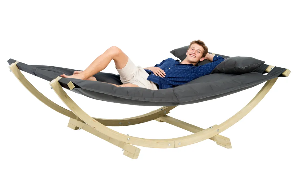 Amazonas Lounge Bed Anthracite 2 Amazonas Lounge Bed Anthracite – Bild 2