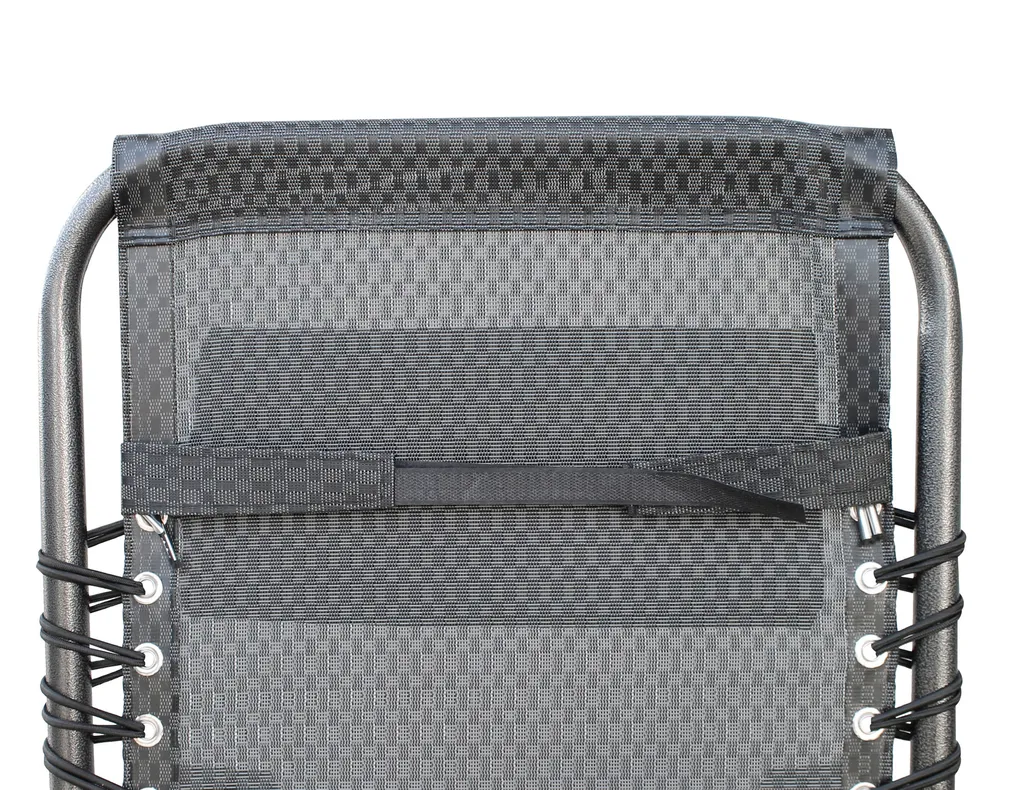 Spetebo Relax Sessel Mit Kopfkissen - 175cm / Grau - Verstellbarer Garten Sonnen Liege Stuhl 5 Spetebo Relax Sessel Mit Kopfkissen - 175cm / Grau - Verstellbarer Garten Sonnen Liege Stuhl – Bild 5