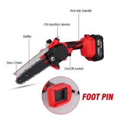 Yofidra ONEVAN 3000W 6 Zoll Bürstenlos Elektrokettensägen Garten Handkettensäge Mit Ölkanne Mit 1 Akku -Garten- & Gewächshäuser Geschäft 4a4d4a40757a074c98171f37dbff9c07