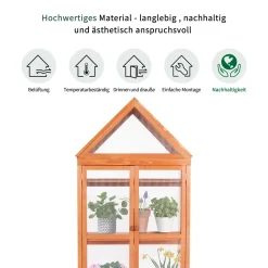 MCombo 3 Etage Gewächenhaus Pflanzschrank Treibhaus Höheverstellbar Holz 0800 -Garten- & Gewächshäuser Geschäft 4a6ffcdc99a7c62a6fd5be41c3203a53