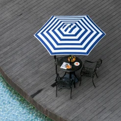 Outsunny Sonnenschirm Gartenschirm Terrassenschirm Gestell Stahl Im Freien Blauer Streifen Ø227 X 225 Cm 13 Outsunny Sonnenschirm Gartenschirm Terrassenschirm Gestell Stahl Im Freien Blauer Streifen Ø227 X 225 Cm -Garten- & Gewächshäuser Geschäft 4a7da215b02b5fd7410061176929a0bd