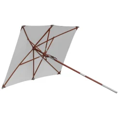 Anndora Sonnenschirm 2,5x1,5m EckigKnickbar Hellgrau - Hellgrau -Garten- & Gewächshäuser Geschäft 4a90dd64c92b91e4ad4fcc5e2463394b