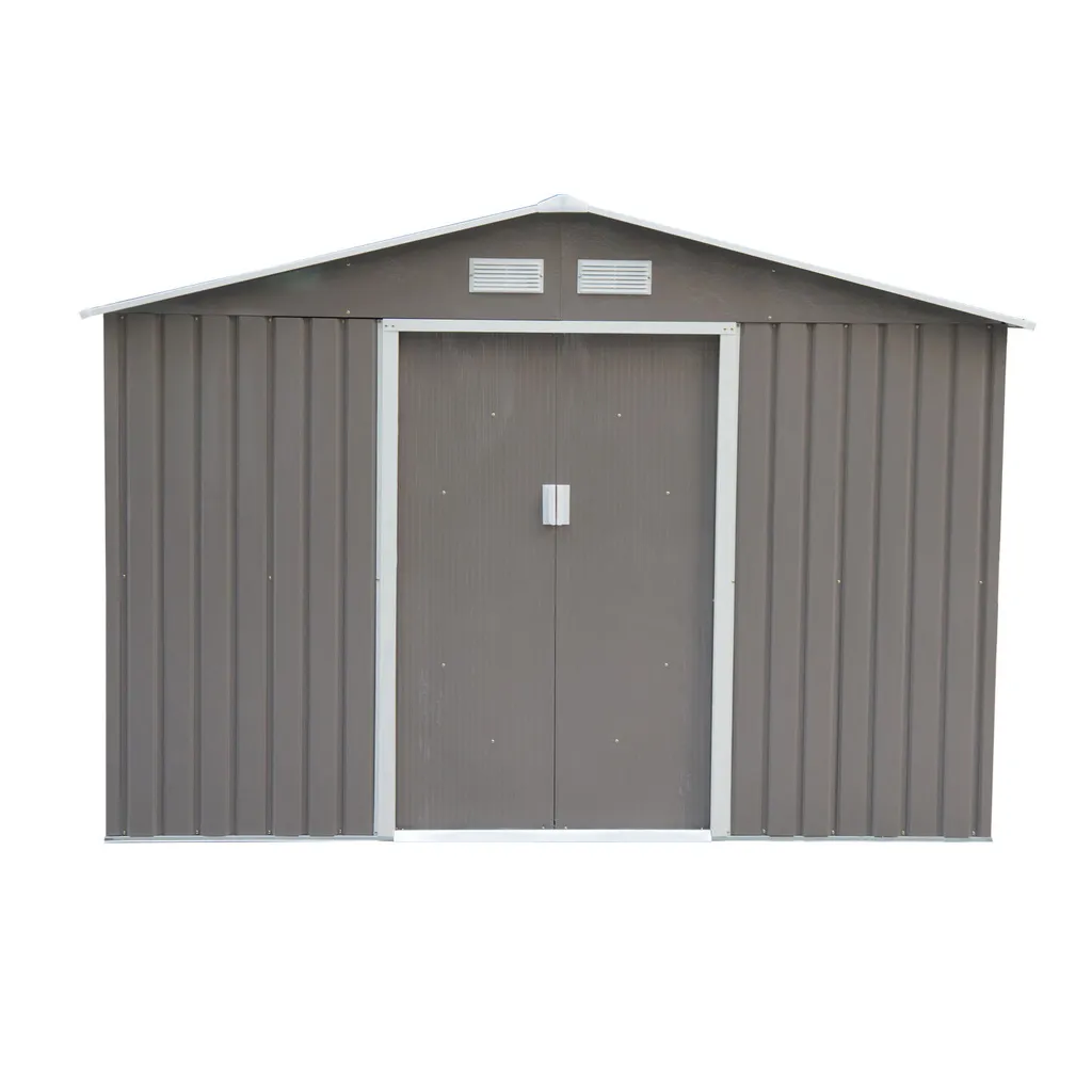 Outsunny Metall Gerätehaus Mit Fundament Geräteschuppen Gartenhaus Garten Schuppen 277 X 191 X 192 Cm 5 Outsunny Metall Gerätehaus Mit Fundament Geräteschuppen Gartenhaus Garten Schuppen 277 X 191 X 192 Cm – Bild 5