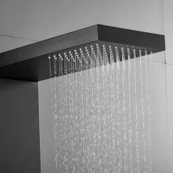 Auralum Schwarz Duschsystem 4 Funktionen Duschpaneel Duschsäulen Aus Rostfreiem Edelstahl Mit LCD Temperaturanzeige -Garten- & Gewächshäuser Geschäft 4ac9d60f7ac15ccfbe51b63a08c45323