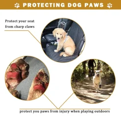 Jormftte Wasserdichte Hundeschuhe, 4 Pcs Hundeschuhe Pfotenschutz, Wasserdicht Mit Anti-rutsch Sole Passend Für Mittlere Und Große Hunde -Garten- & Gewächshäuser Geschäft 4af7aaff2d6feef0c0d44aecdd339903