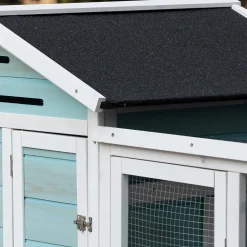 PawHut Hühnerstall Hühnerhaus Mit Nistkasten Rampe Winterfest Hühnervoliere 2 Ebenen Gehege Leicht Zu Reinigen Tannenholz Stahl Asphalt Blau 193 X 78 X 115 Cm 16 PawHut Hühnerstall Hühnerhaus Mit Nistkasten Rampe Winterfest Hühnervoliere 2 Ebenen Gehege Leicht Zu Reinigen Tannenholz Stahl Asphalt Blau 193 X 78 X 115 Cm -Garten- & Gewächshäuser Geschäft 4b477d3e46626a1df1121b563a330a9d