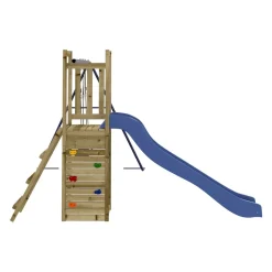 VidaXL Spielturm Rutsche Schaukeln Kletterwand Imprägniertes Holz -Garten- & Gewächshäuser Geschäft 4b749ca94d43938b5ecc1811d535cc09