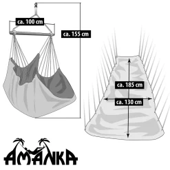 Amanka 12364 XXL Beige 2 Personen Belastbarkeit Bis Ca. 150 Kg Hängesitz Hängestuhl Hängesessel Inkl. Swivel 14 Amanka 12364 XXL Beige 2 Personen Belastbarkeit Bis Ca. 150 Kg Hängesitz Hängestuhl Hängesessel Inkl. Swivel -Garten- & Gewächshäuser Geschäft 4ba9256c7856925561447cb31de52b06
