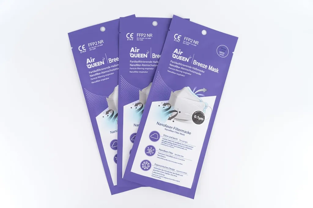 WardWiz Deutschland GmbH Airqueen Breeze Ffp2 Nanofilter-Maske 1 St 9 WardWiz Deutschland GmbH Airqueen Breeze Ffp2 Nanofilter-Maske 1 St – Bild 9